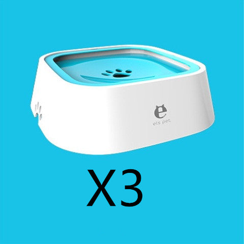 Floating Anti-Overflow Pet Water Bowl — Slow Feeder — PuraVeil