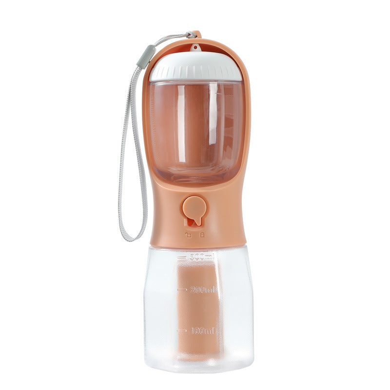 3-in-1 Portable Dog Water Bottle with Food & Bag Dispenser — PuraVeil
