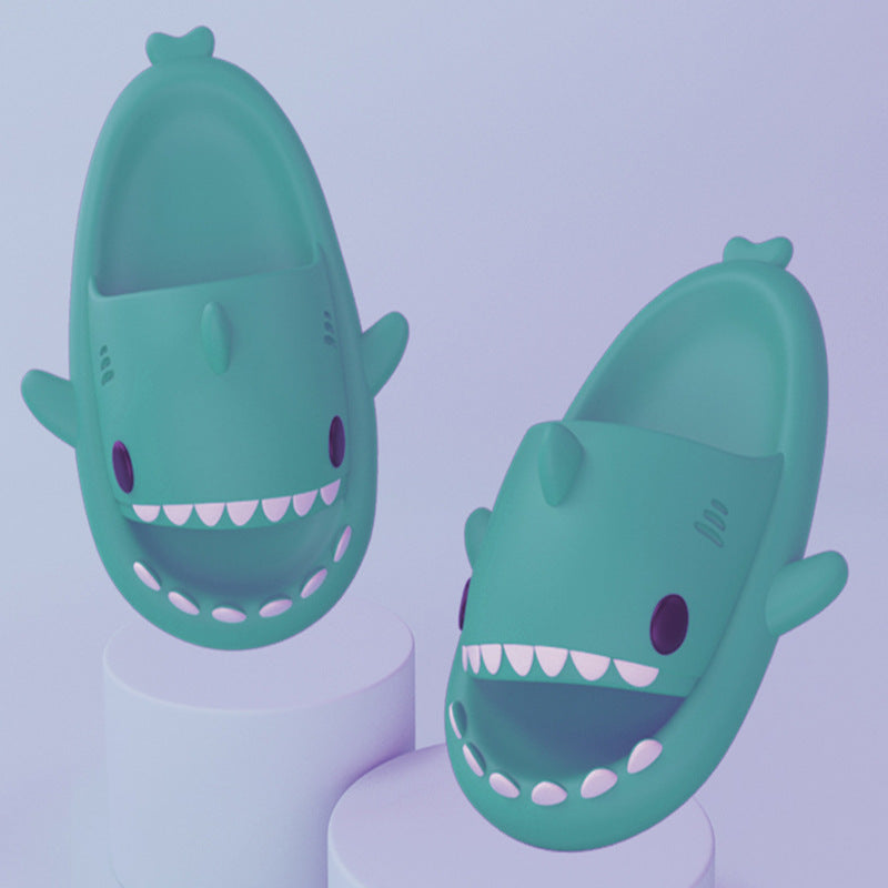 Cartoon Shark Slippers — Cozy Indoor House Shoes for Women & Men — PuraVeil