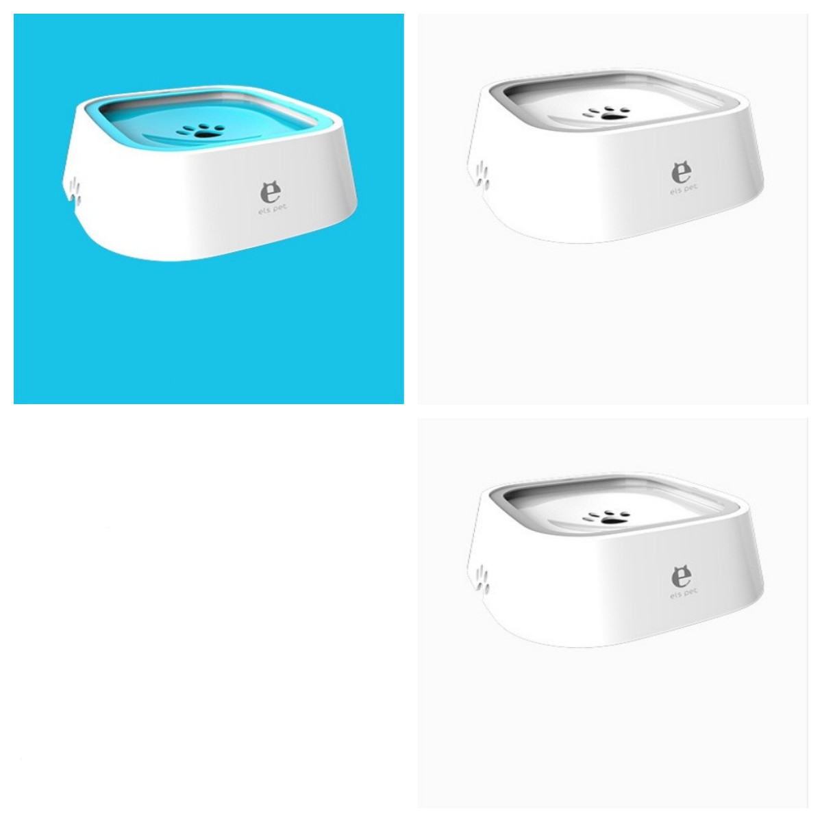 Floating Anti-Overflow Pet Water Bowl — Slow Feeder