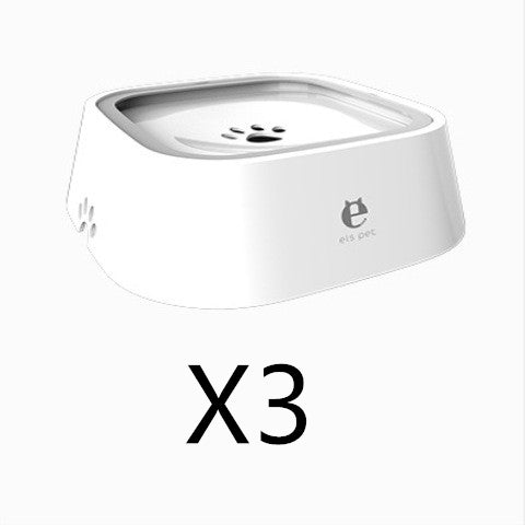 Floating Anti-Overflow Pet Water Bowl — Slow Feeder — PuraVeil