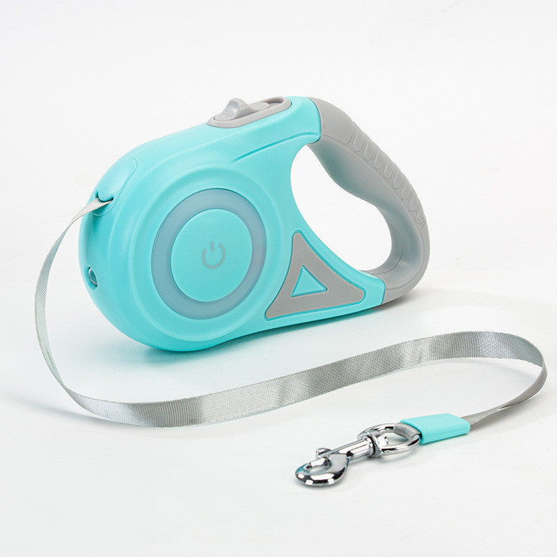 Retractable Dog Leash with Built-In LED Spotlight — PuraVeil