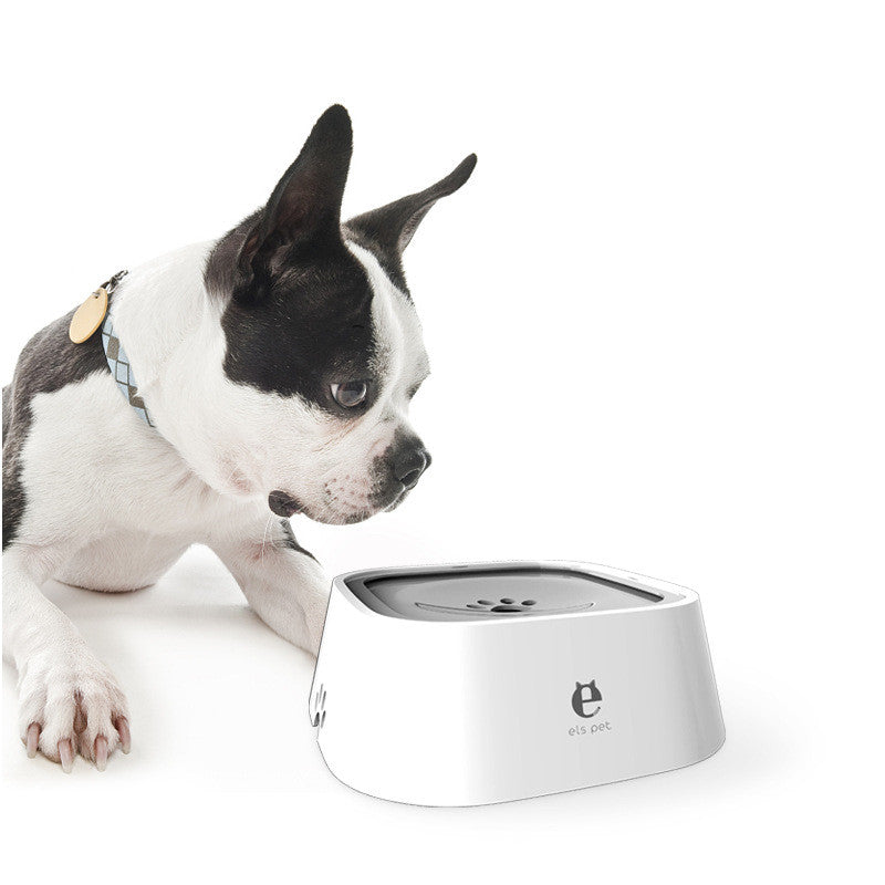 Floating Anti-Overflow Pet Water Bowl — Slow Feeder — PuraVeil