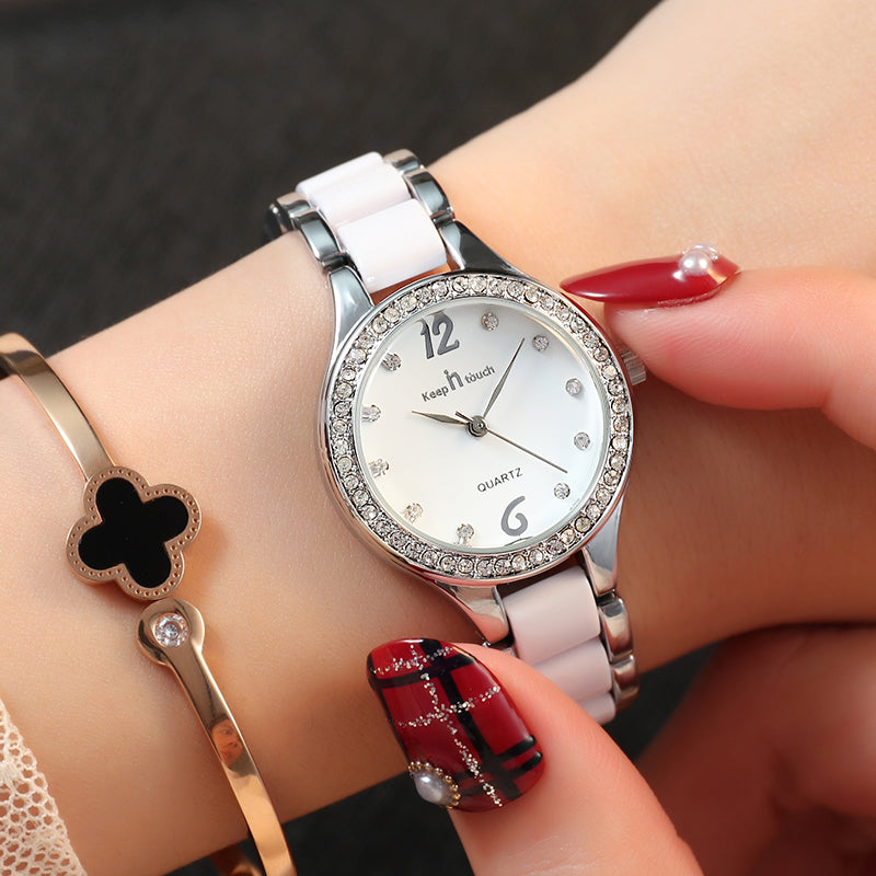 Women's Luxury Quartz Watch — Minimalist Gold Design — PuraVeil