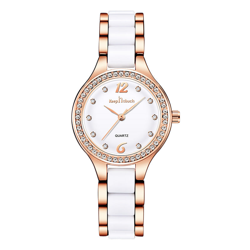 Women's Luxury Quartz Watch — Minimalist Gold Design — PuraVeil