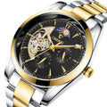 Men's Luxury Skeleton Mechanical Watch — Self-Winding — PuraVeil