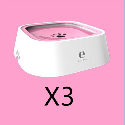 Floating Anti-Overflow Pet Water Bowl — Slow Feeder — PuraVeil