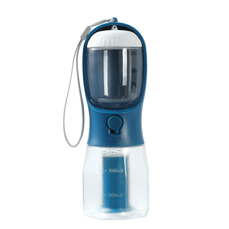 3-in-1 Portable Dog Water Bottle with Food & Bag Dispenser — PuraVeil
