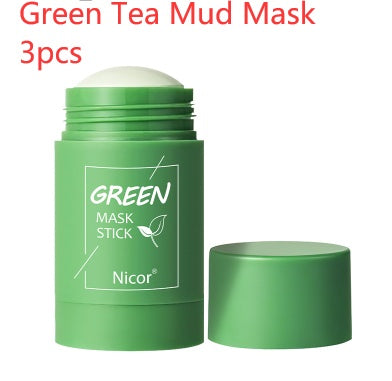 Green Tea Clay Mask Stick — Oil Control & Pore Cleansing — PuraVeil