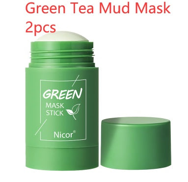 Green Tea Clay Mask Stick — Oil Control & Pore Cleansing — PuraVeil