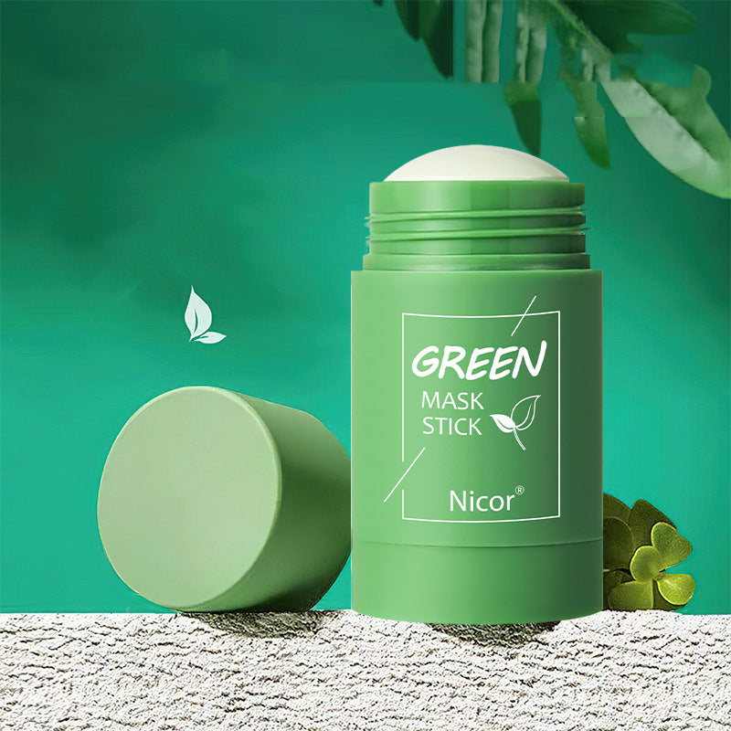 Green Tea Clay Mask Stick — Oil Control & Pore Cleansing — PuraVeil