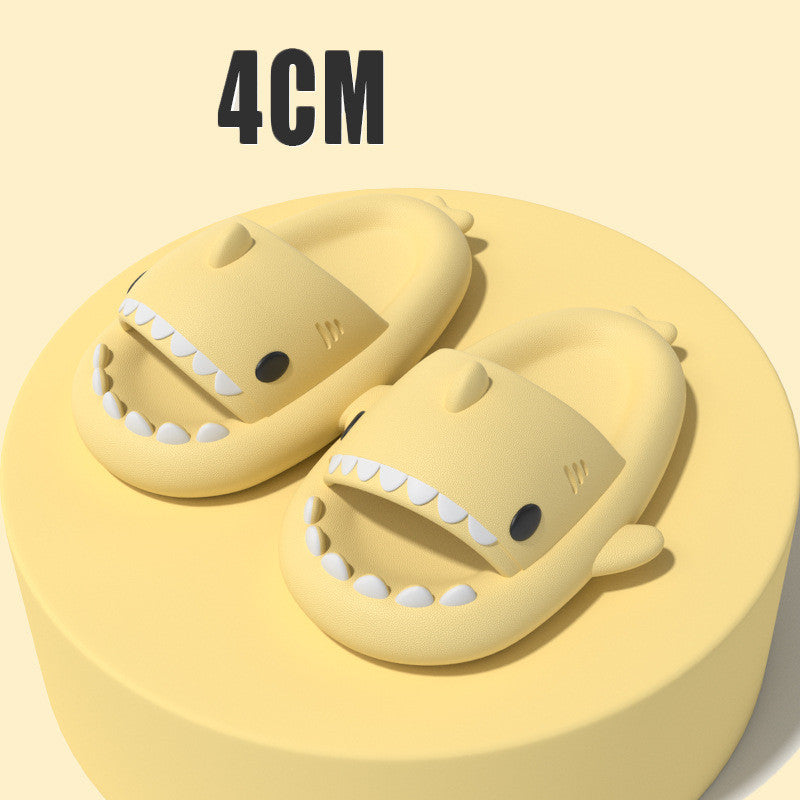 Cartoon Shark Slippers — Cozy Indoor House Shoes for Women & Men