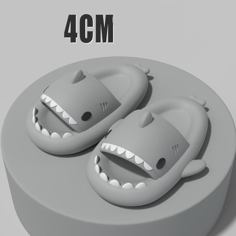 Cartoon Shark Slippers — Cozy Indoor House Shoes for Women & Men — PuraVeil
