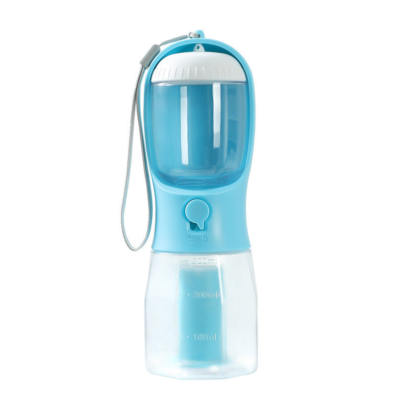 3-in-1 Portable Dog Water Bottle with Food & Bag Dispenser — PuraVeil