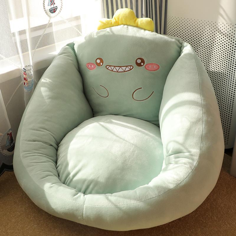 Cute Character Floor Cushion Seat — Tatami Futon Pad — PuraVeil