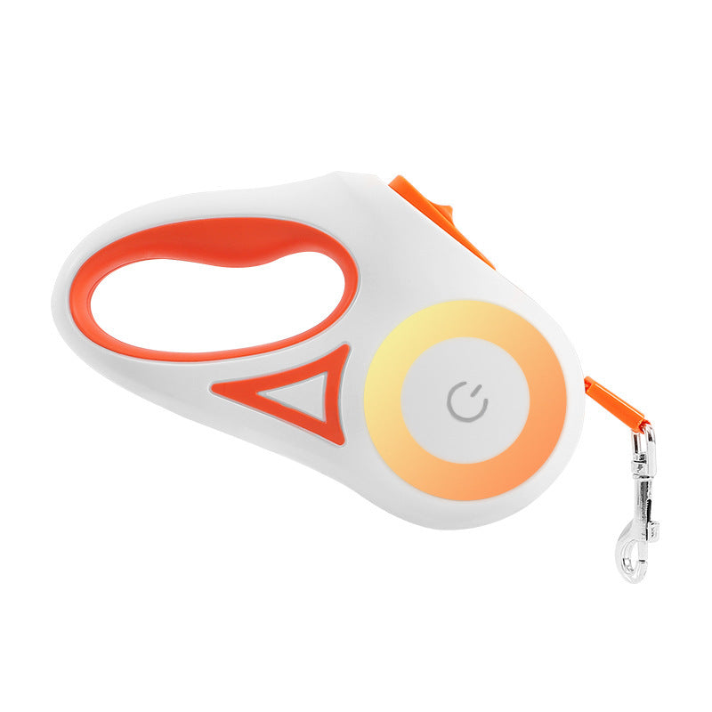 Retractable Dog Leash with Built-In LED Spotlight — PuraVeil