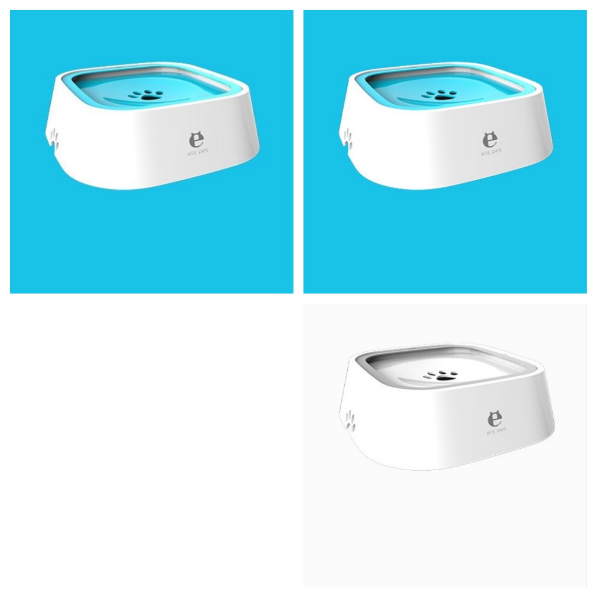 Floating Anti-Overflow Pet Water Bowl — Slow Feeder