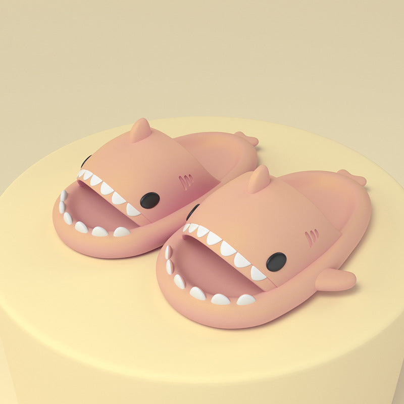 Cartoon Shark Slippers — Cozy Indoor House Shoes for Women & Men — PuraVeil
