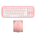 Wireless Retro Keyboard & Mouse Combo — Pastel Aesthetic — PuraVeil