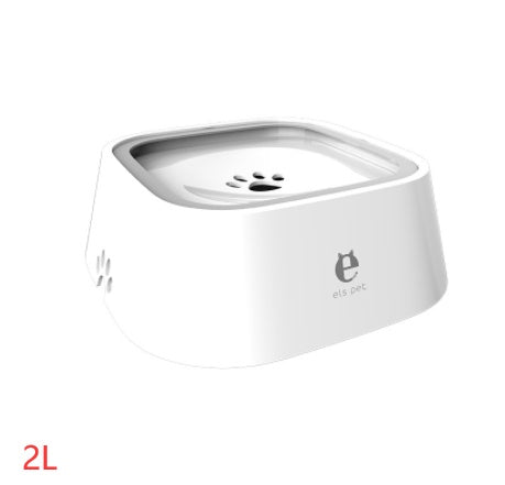 Floating Anti-Overflow Pet Water Bowl — Slow Feeder