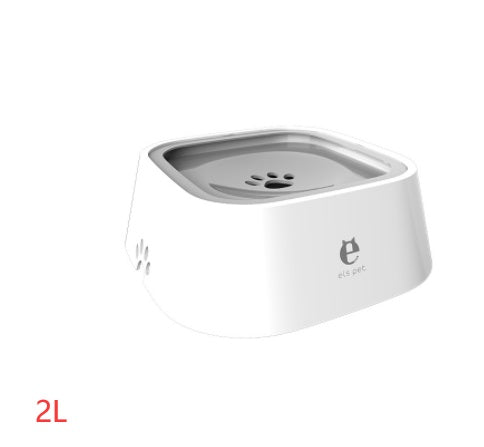 Floating Anti-Overflow Pet Water Bowl — Slow Feeder