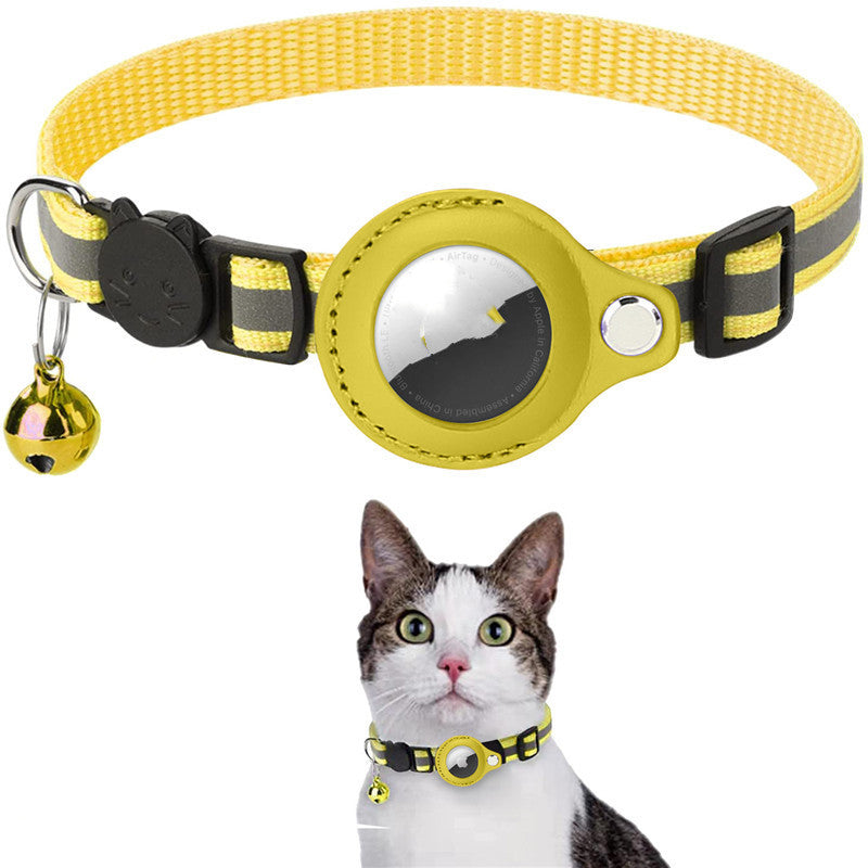 Reflective AirTag Dog & Cat Collar — Waterproof Tracker Holder — PuraVeil