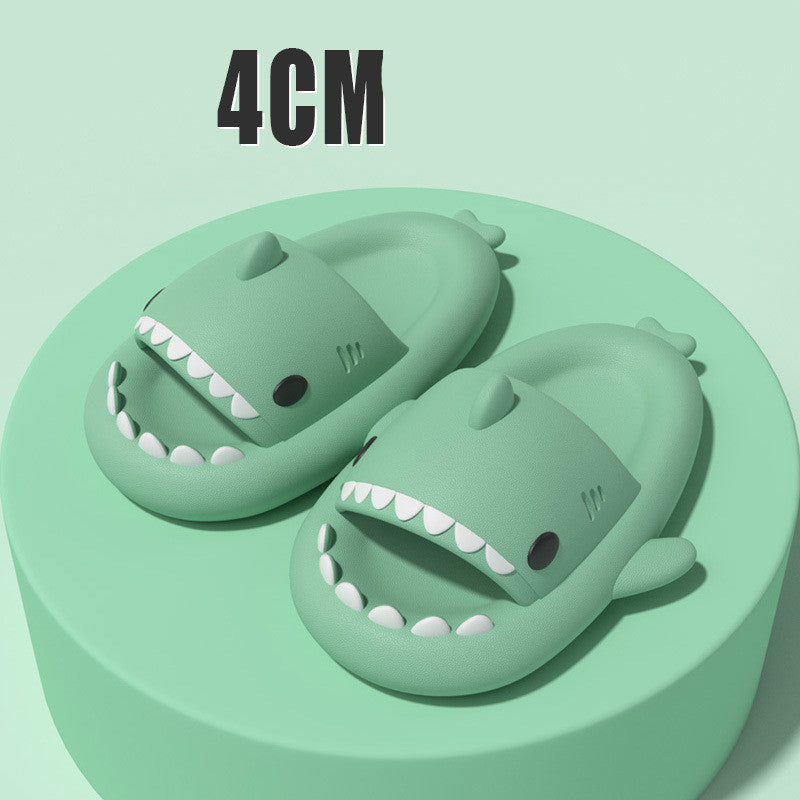 Cartoon Shark Slippers — Cozy Indoor House Shoes for Women & Men