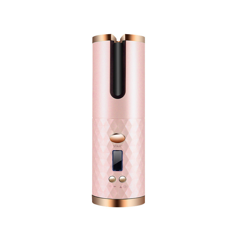 Rechargeable Auto-Rotating Hair Curler with LCD Display — PuraVeil
