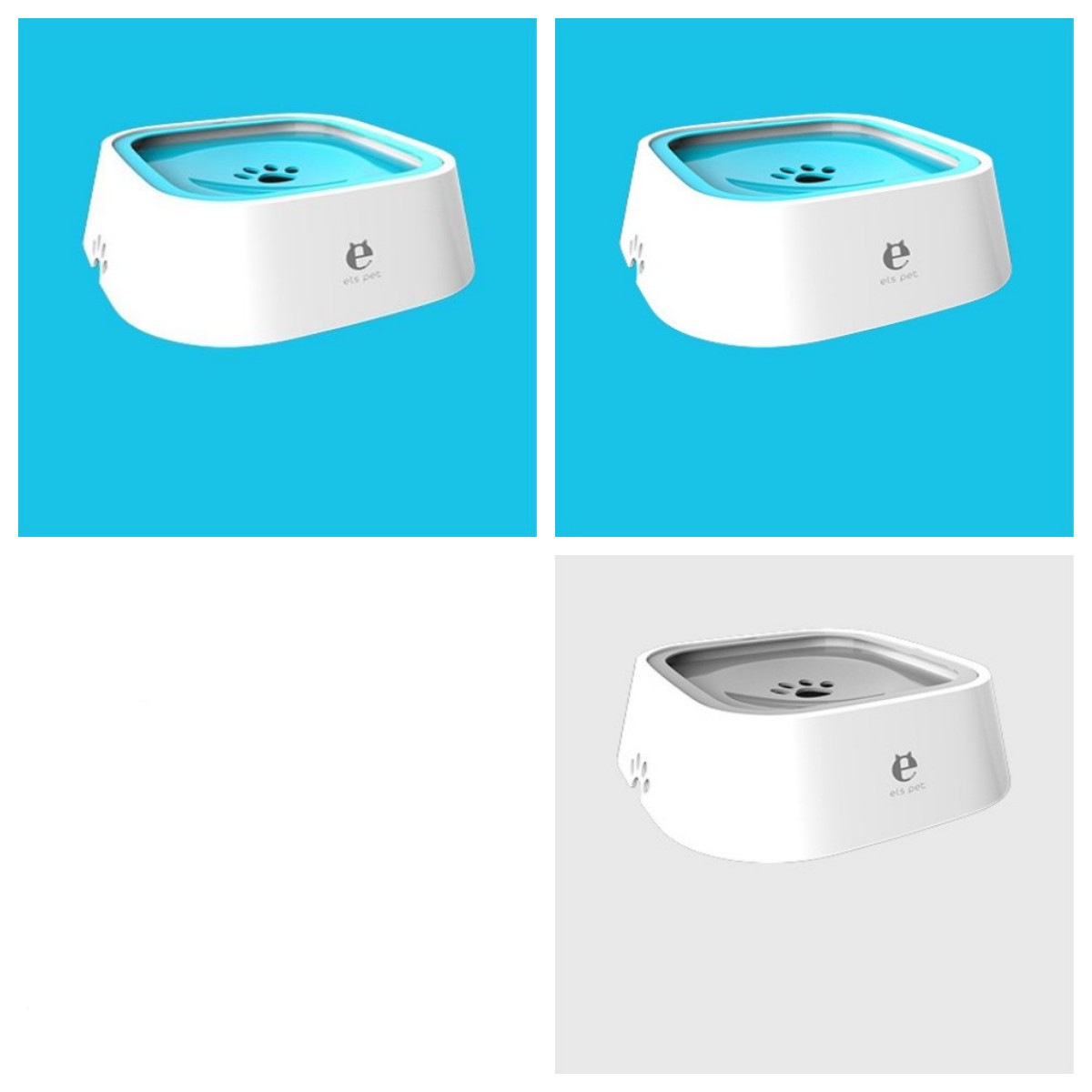 Floating Anti-Overflow Pet Water Bowl — Slow Feeder — PuraVeil