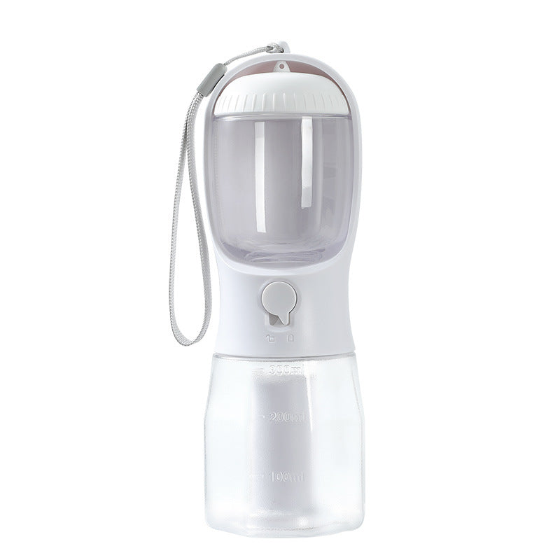 3-in-1 Portable Dog Water Bottle with Food & Bag Dispenser — PuraVeil