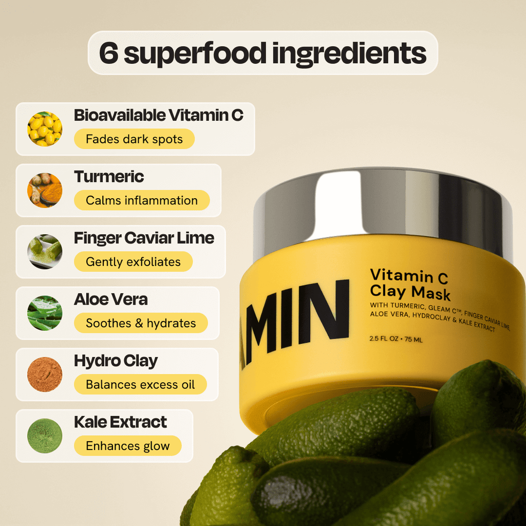 Vitamin C Clay Mask packaging - PuraVeil