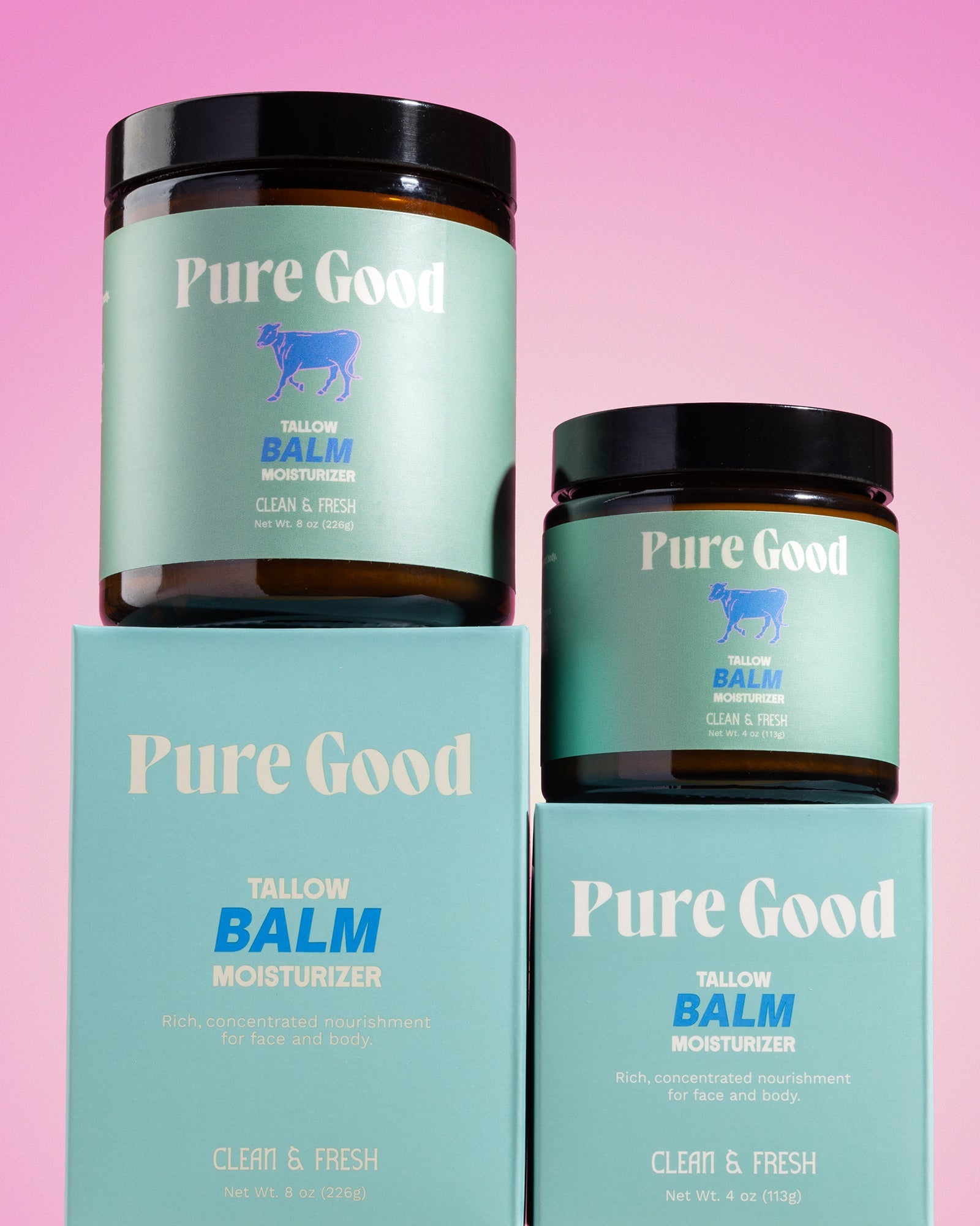 Clean & Fresh Tallow Balm - Cleansing & Acne Prone Skin detail view - PuraVeil