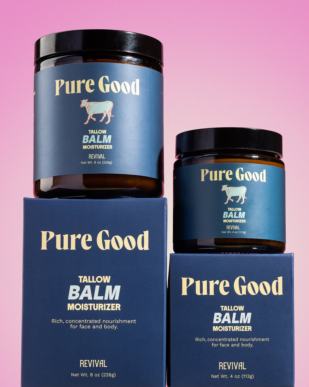 Revival Tallow Balm - For youthful looking skin detail view - PuraVeil