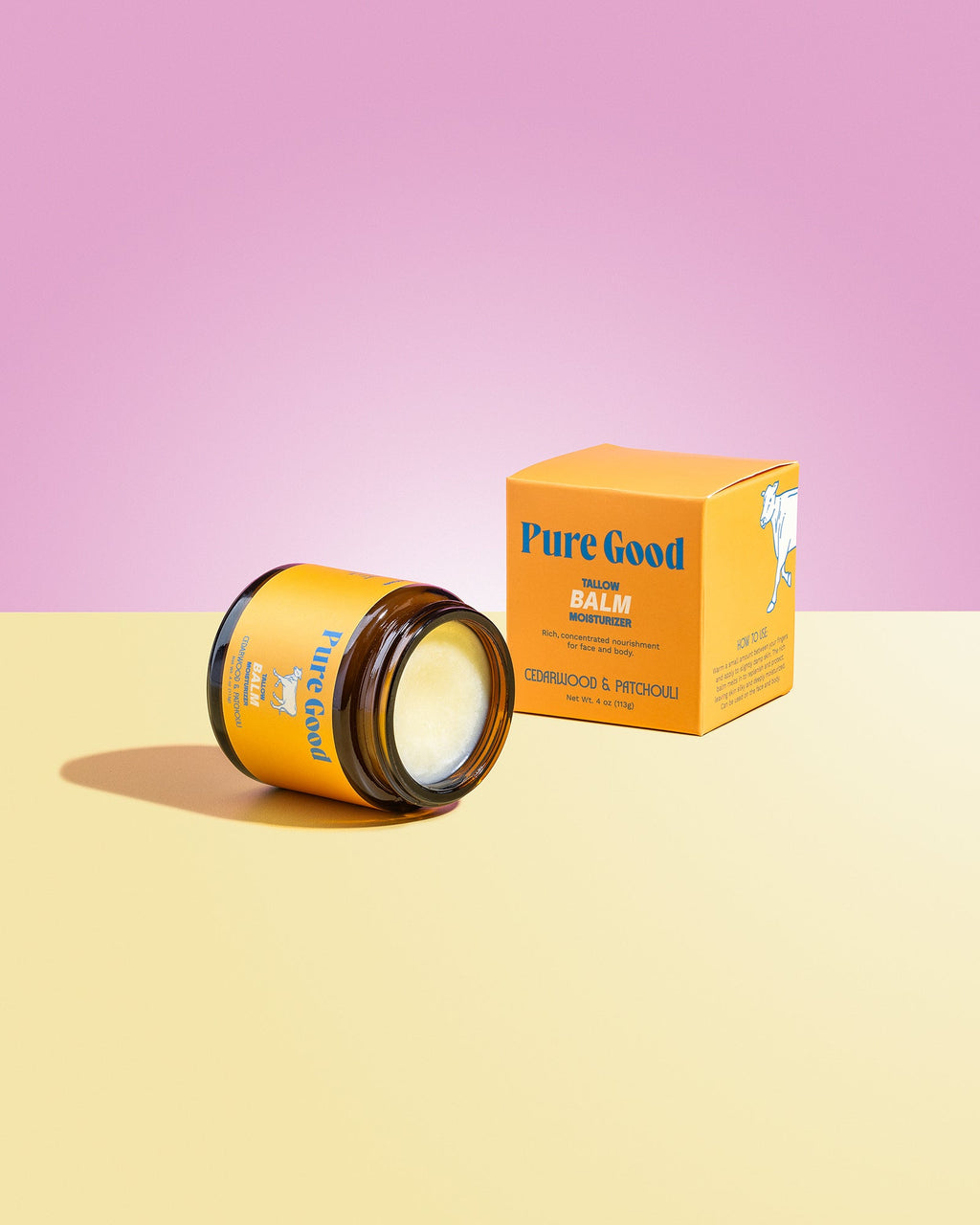 Cedarwood + Patchouli Tallow Balm - Firming & Balancing lifestyle - PuraVeil