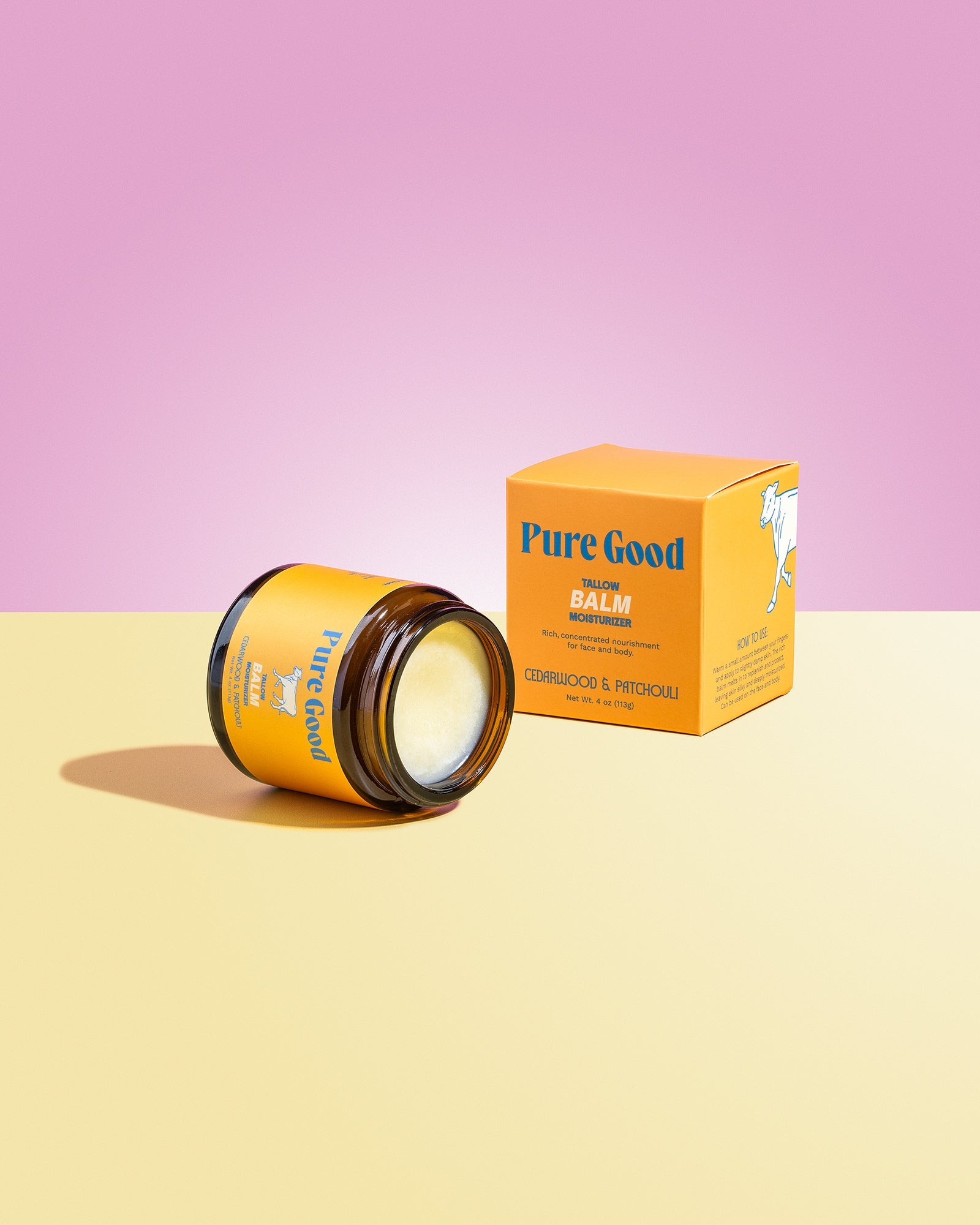 Cedarwood + Patchouli Tallow Balm - Firming & Balancing lifestyle - PuraVeil
