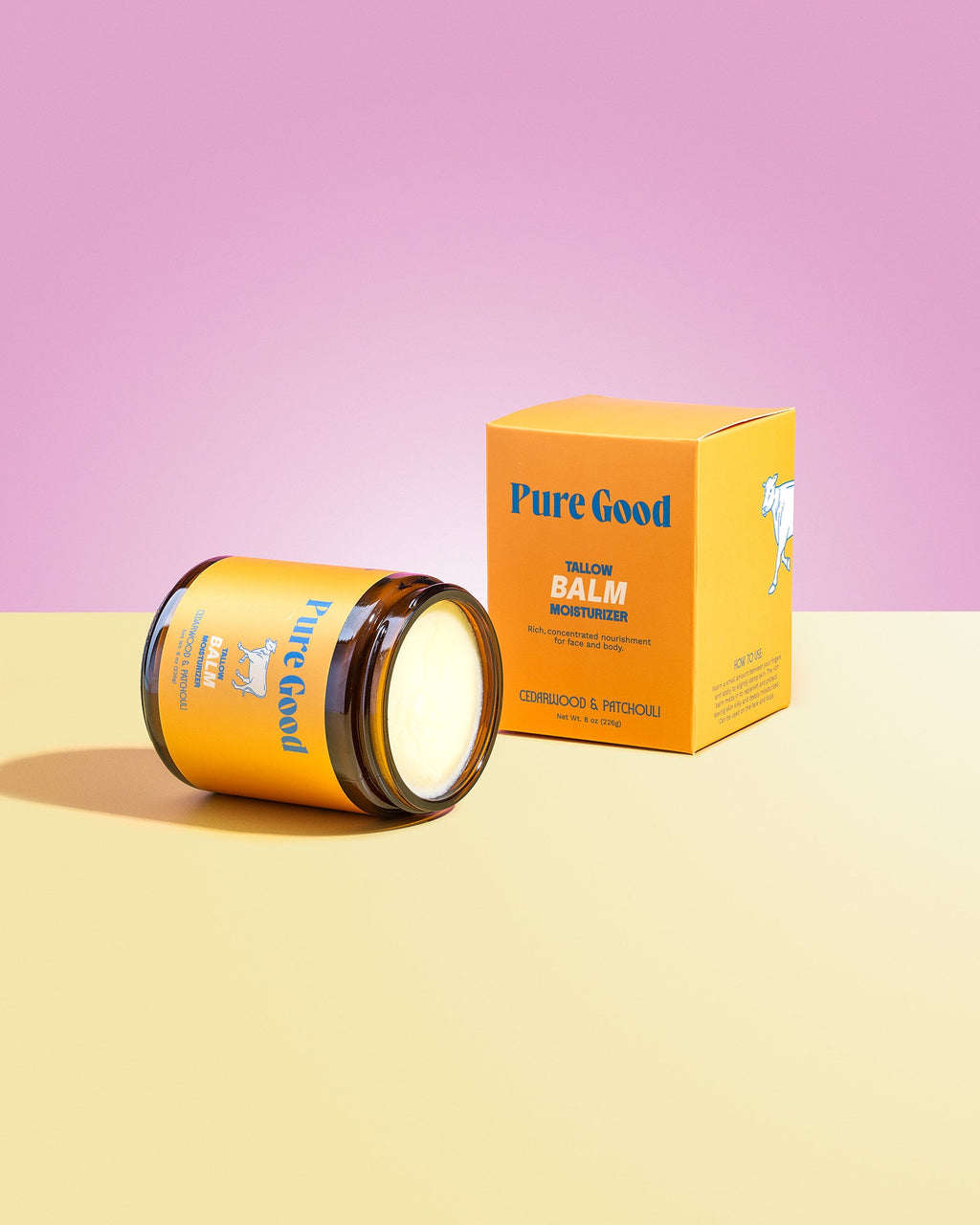 Cedarwood + Patchouli Tallow Balm - Firming & Balancing - PuraVeil