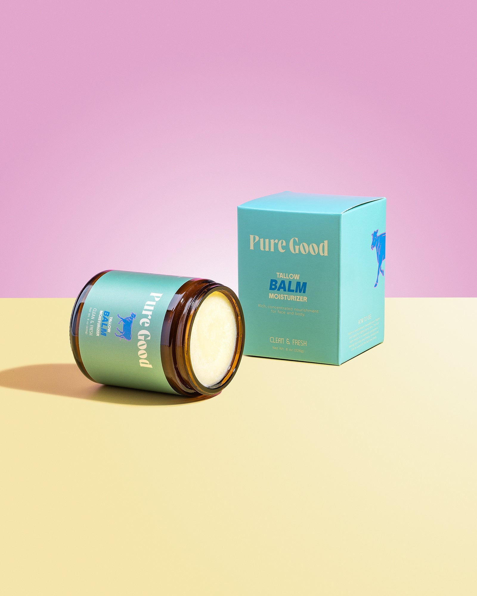 Clean & Fresh Tallow Balm - Cleansing & Acne Prone Skin - PuraVeil