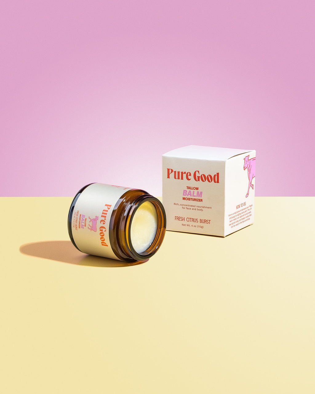 Fresh Citrus Burst Tallow Balm - Hydration and Vitamin C lifestyle - PuraVeil