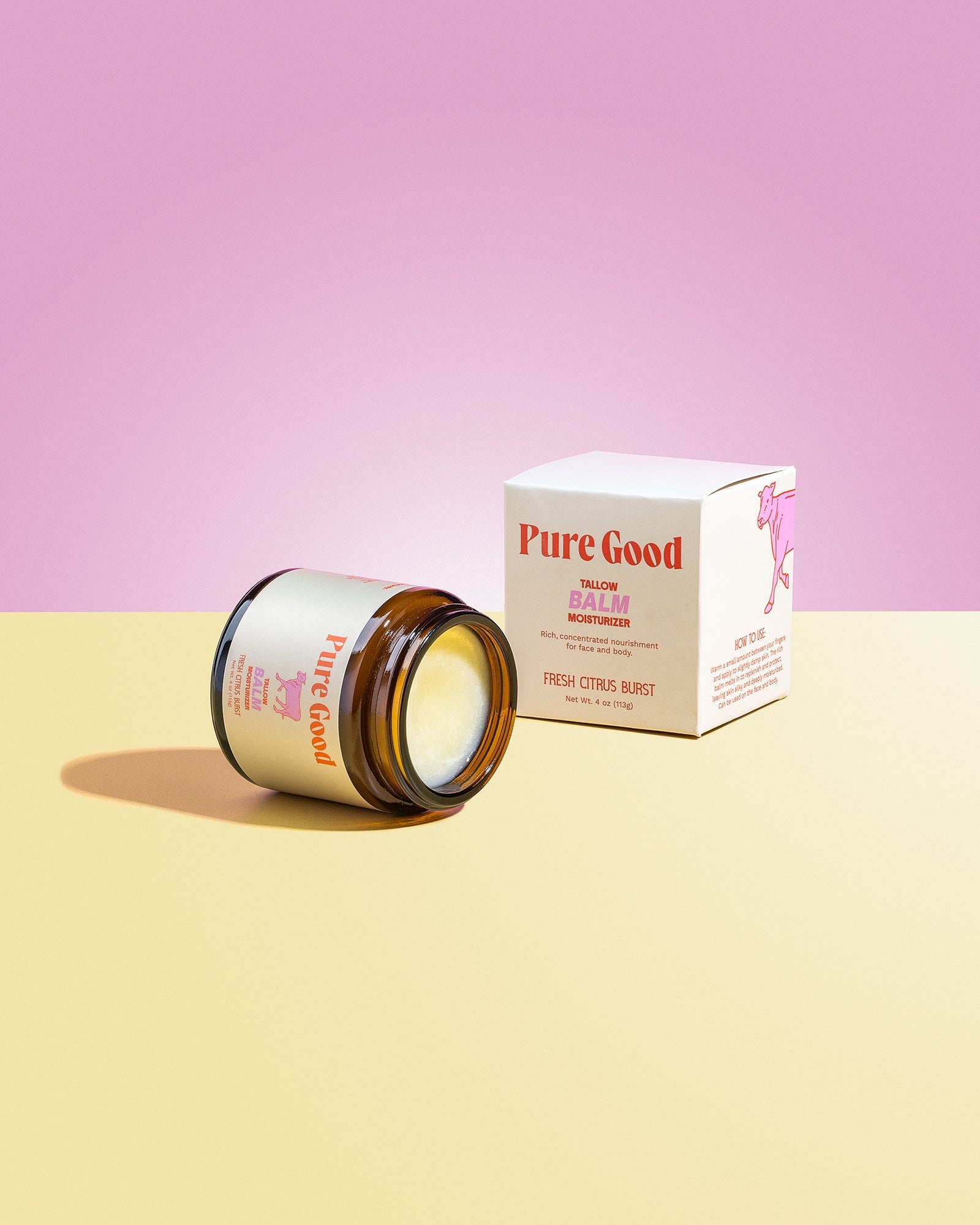 Fresh Citrus Burst Tallow Balm - Hydration and Vitamin C lifestyle - PuraVeil