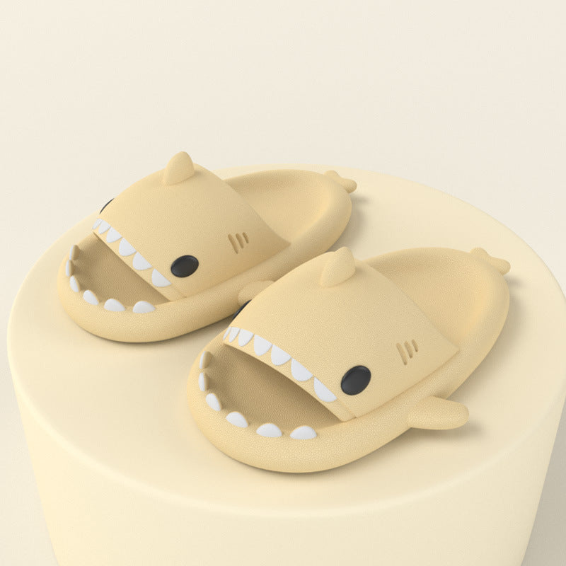 Cartoon Shark Slippers — Cozy Indoor House Shoes for Women & Men — PuraVeil