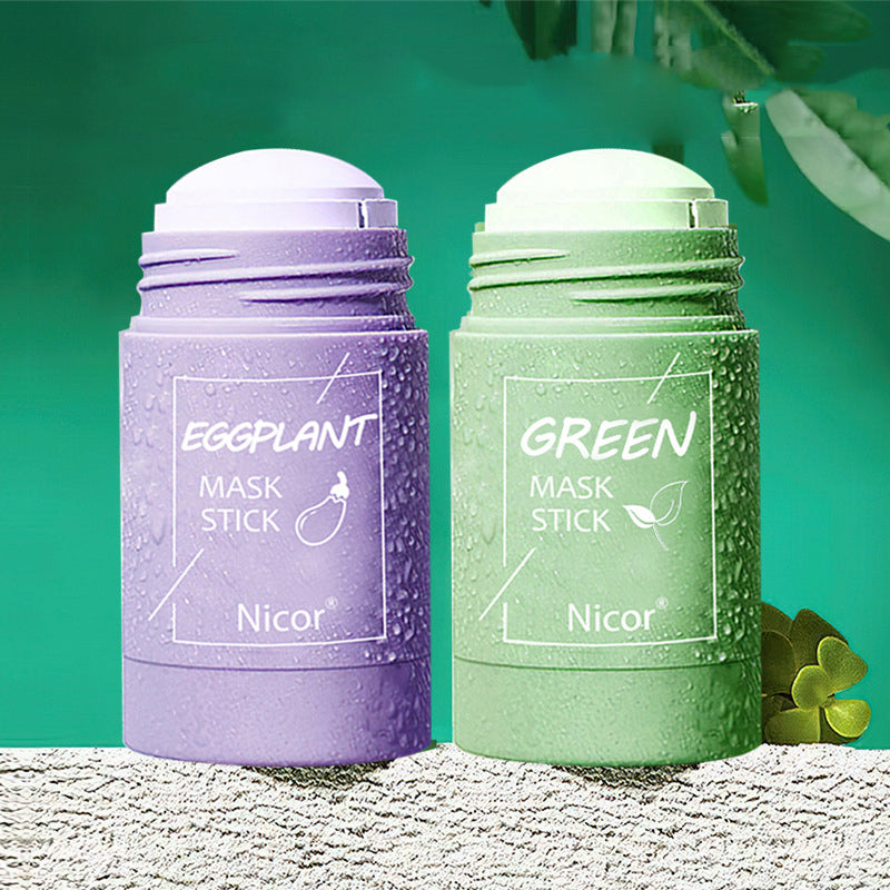 Green Tea Clay Mask Stick — Oil Control & Pore Cleansing — PuraVeil
