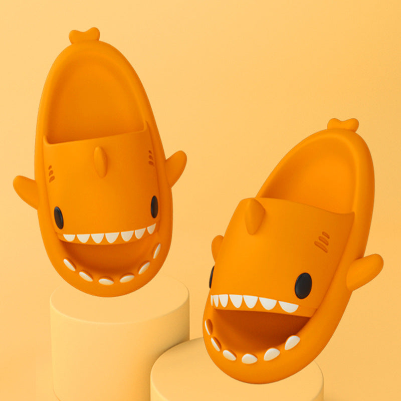Cartoon Shark Slippers — Cozy Indoor House Shoes for Women & Men — PuraVeil