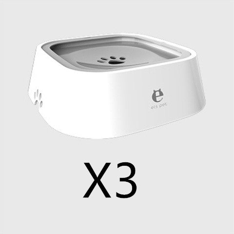 Floating Anti-Overflow Pet Water Bowl — Slow Feeder — PuraVeil
