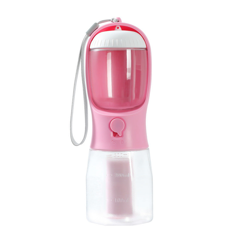 3-in-1 Portable Dog Water Bottle with Food & Bag Dispenser — PuraVeil
