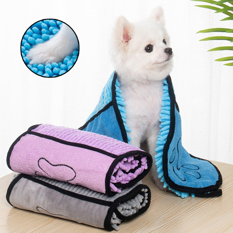 Super Absorbent Microfiber Pet Bath Towel Set — PuraVeil