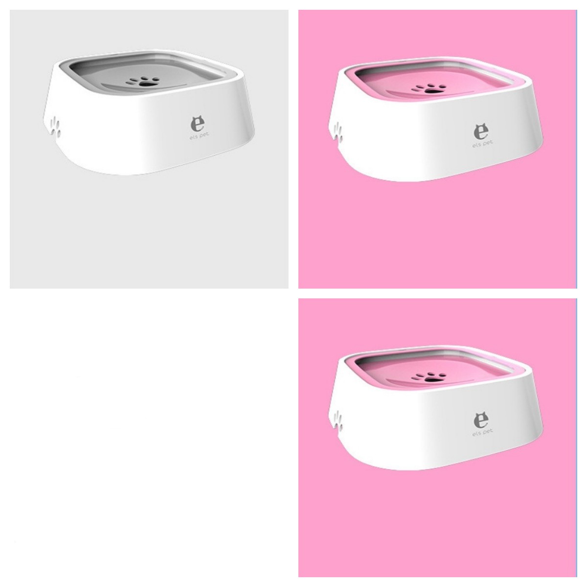Floating Anti-Overflow Pet Water Bowl — Slow Feeder