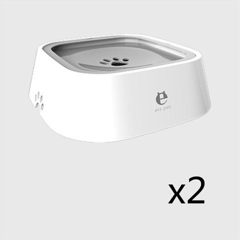 Floating Anti-Overflow Pet Water Bowl — Slow Feeder